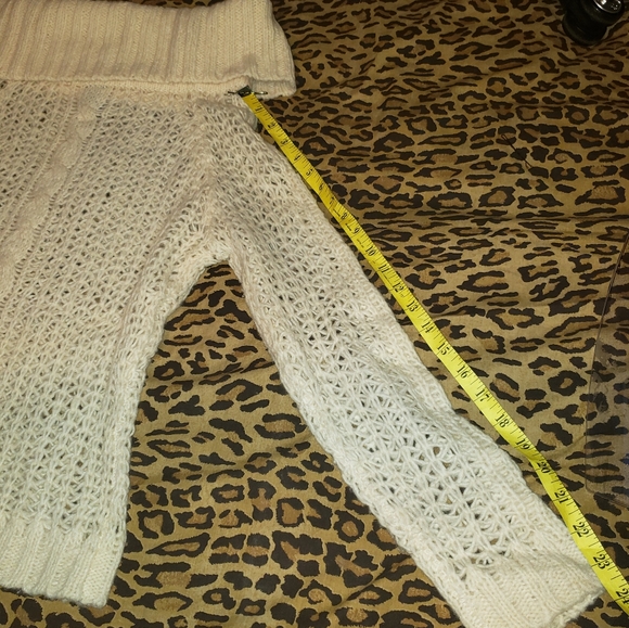 GAP Cream Cable Open-Knit Cowel-neck Sweater - Picture 5 of 8